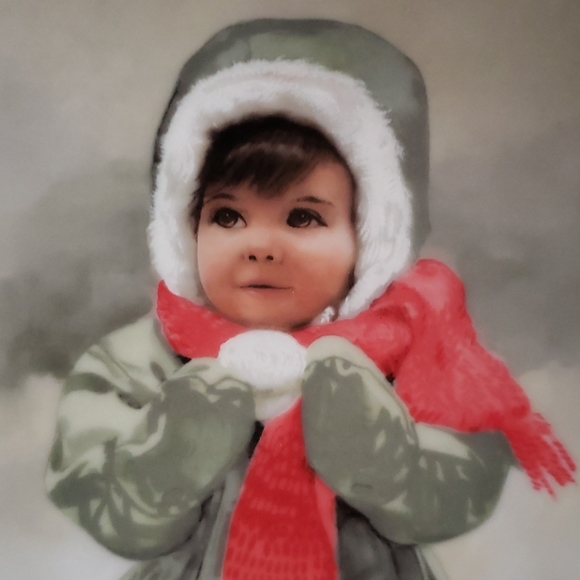 'Winter Angel' Plate # 1457B - Picture 4 of 5